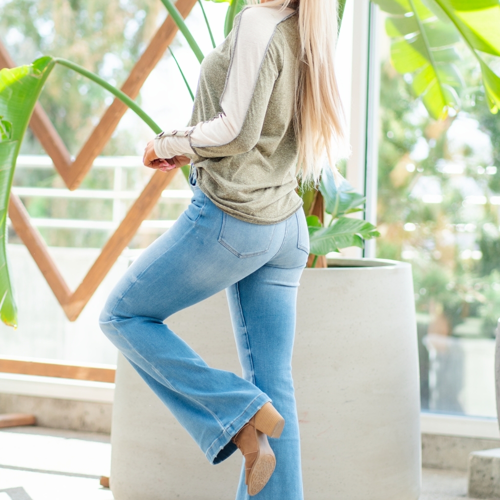 EUC KanCan Light Wash High Rise Trouser Jeans - 3 / 25